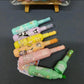 ✨ Pack of 6 Cute Bottle-Shaped Character Highlighters | Kawaii Pastel Stationery Set for Girls & Boys