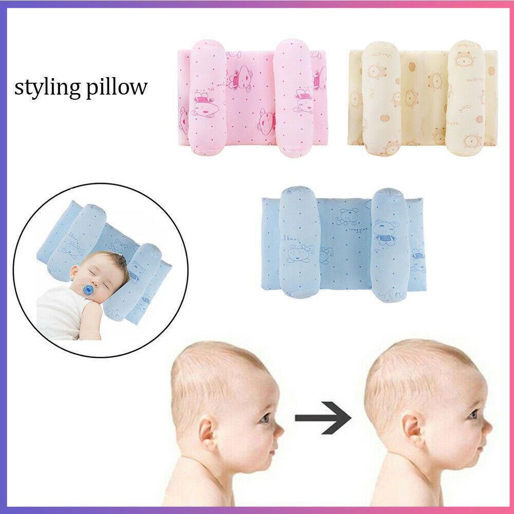👶 Adjustable Baby Sleeping Support Pillow – Anti Roll Cushion & Neck Protection | Random Color