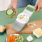 🥕 5-in-1 Multifunctional Vegetable Cutter & Slicer | Stainless Steel Kitchen Mandoline with Garlic Grinder