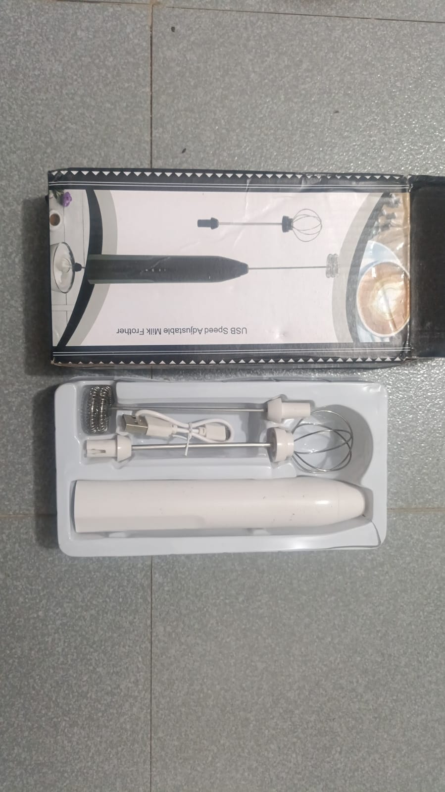 ☕ 2-in-1 Rechargeable Electric Milk Frother & Coffee Beater | 3-Speed USB Foam Maker & Egg Whisk