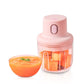 🔪 Mini USB Rechargeable Food Chopper | 250ml Electric Garlic, Vegetable & Meat Grinder with Cable