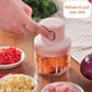 🔪 Mini USB Rechargeable Food Chopper | 250ml Electric Garlic, Vegetable & Meat Grinder with Cable