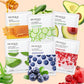 Whitening Face Sheet Mask Set Of 6 Multicolor Hydrating Brightening Skin Care Masks For Radiant Smooth And Glowing Skin | Random Flavor