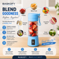 🍓 Portable USB Rechargeable Mini Blender | 6-Blade Personal Smoothie & Juice Maker (Random Color)