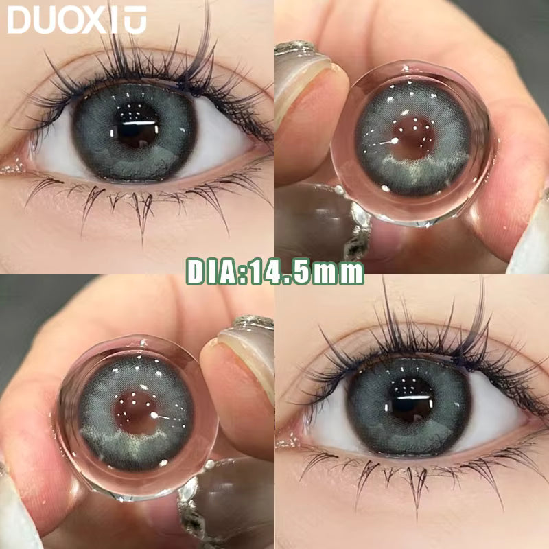 👁️ DUOXIU Green Color Contact Lenses | Premium Cosmetic & Prescription Lenses