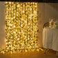 🌿 LED Green Leaf Vine Fairy Lights | Battery-Powered Flower Garland for Bedroom.