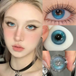👁️ DUOXIU Korean Color Contact Lenses | Natural Gray & Blue Eyes