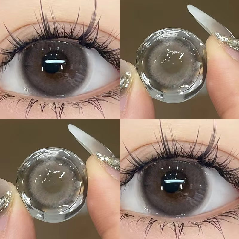 👁️ DUOXIU Green Color Contact Lenses | Premium Cosmetic & Prescription Lenses