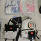 4 Set Backpack For Teenager Girl Waterproof High Capacity School Bags Female Student Cute BookBags | Black