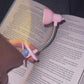 💡 Portable LED Reading Lamp with Clip | Flexible Eye-Care Book Light for Study, Bedside & Travel (Random Color)